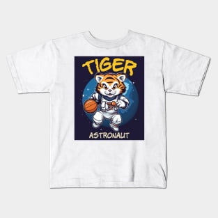 Tiger Astronaut Kids T-Shirt